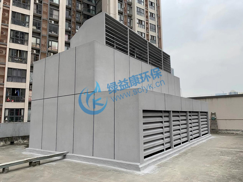 成都市成華區(qū)群團(tuán)服務(wù)中心屋面空調(diào)機(jī)群噪聲治理項(xiàng)目