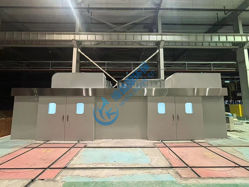 中鐵成都局動(dòng)車(chē)段車(chē)輪車(chē)間移動(dòng)隔音房工程項(xiàng)目